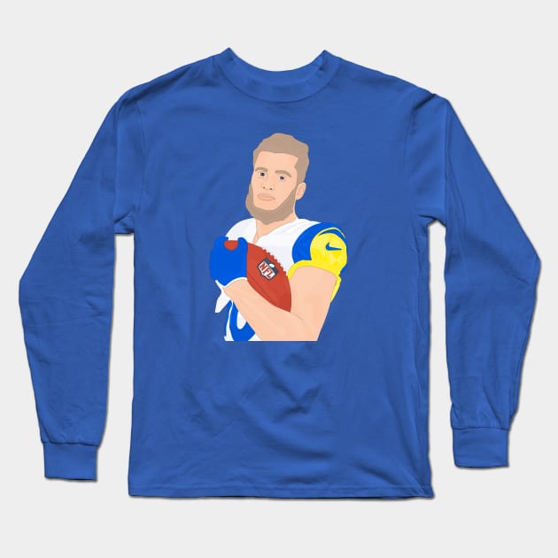 Cooper Kupp Art Long Sleeve T-Shirt by mnaperdraws